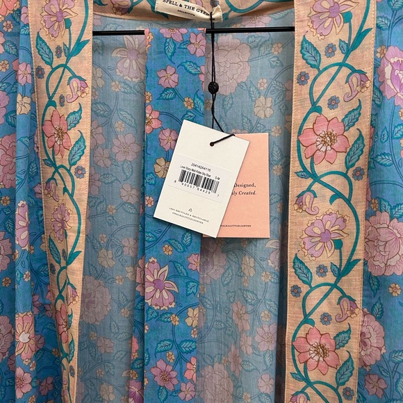 NWT Spell Love Story Midi Robe s/m Star Crossed Lovers Floral Rare - Picture 3 of 13